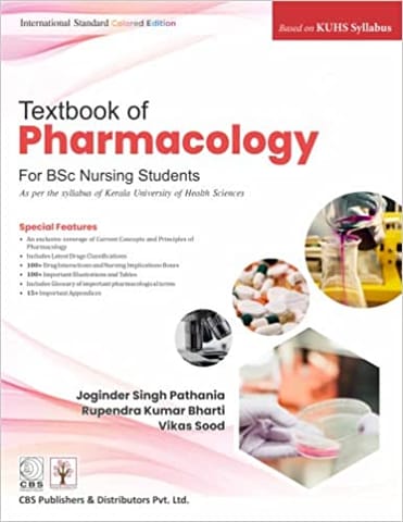 Textbook of Pharmacology for BSc Nursing Students 2022 By