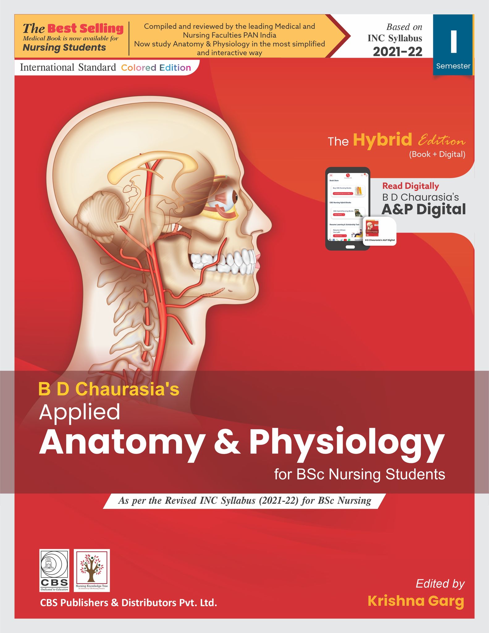 B D Chaurasia Applied Anatomy Physiology for BSc Nursing