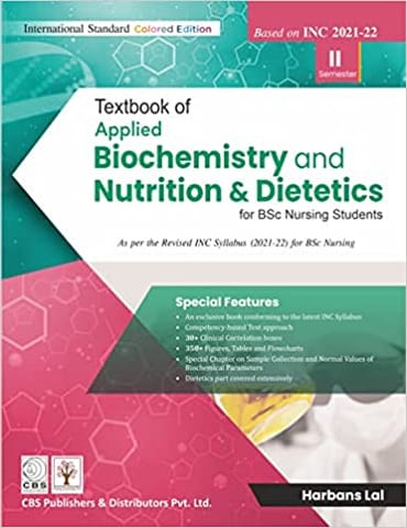 Textbook Of Applied Biochemistry And Nutrition & Dietetics For BSc ...