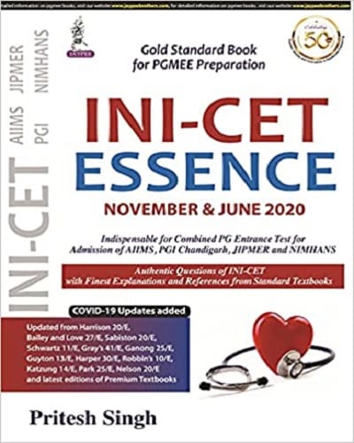 INI- CET Essence November & June 2020 by Pritesh Singh