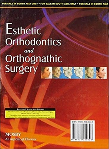 Esthetic Orthodontics & Orthognathic Surgery 2009 By Sarver Publisher Elsevier