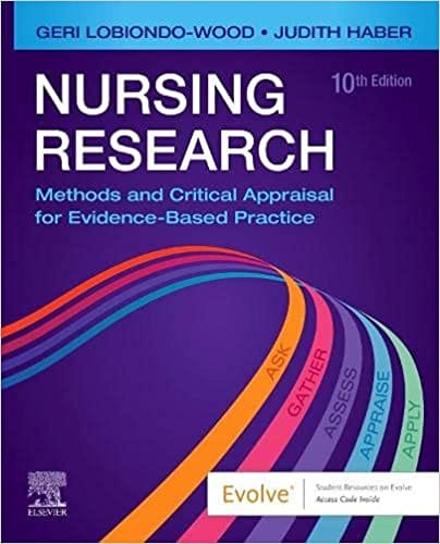 Nursing Research 10th Edition 2021 By LoBiondo Wood