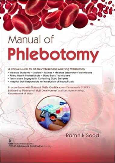 Manual Of Phlebotomy 1st Edition 2022 By Sood R