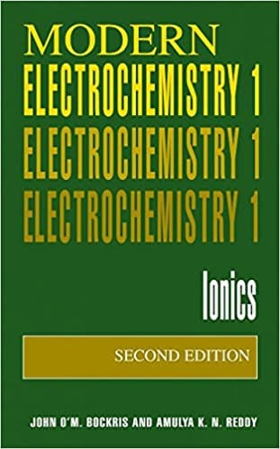 Modern Electrochemistry 2nd Edition Vol 1 Ionics 2018 By Bockris J