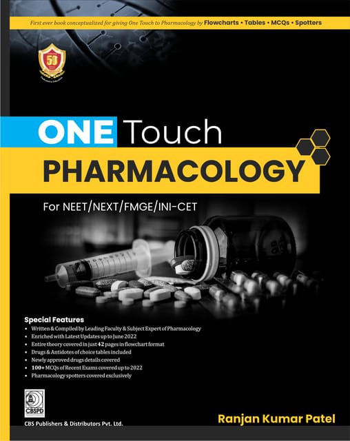 One Touch Pharmacology for NEET PG/NExt/FMGE/INICET by Dr Ranjan Kumar Patel