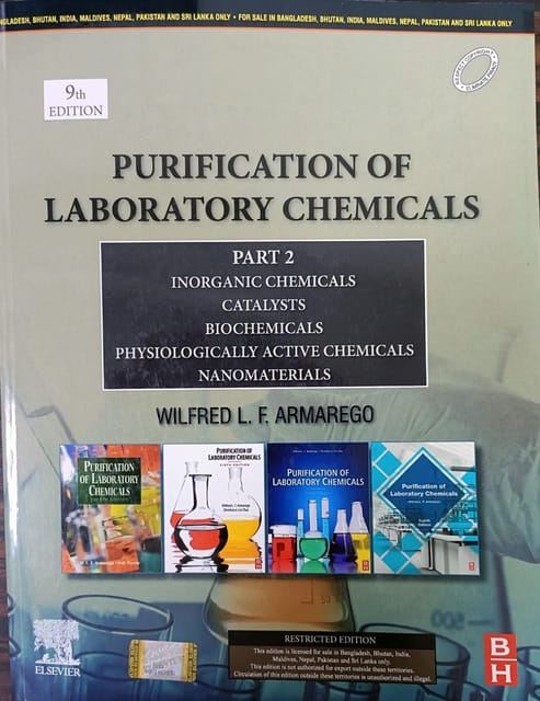 Purification Of Laboratory Chemicals Part 2, 9th Edition 2023 by Armarego W L F