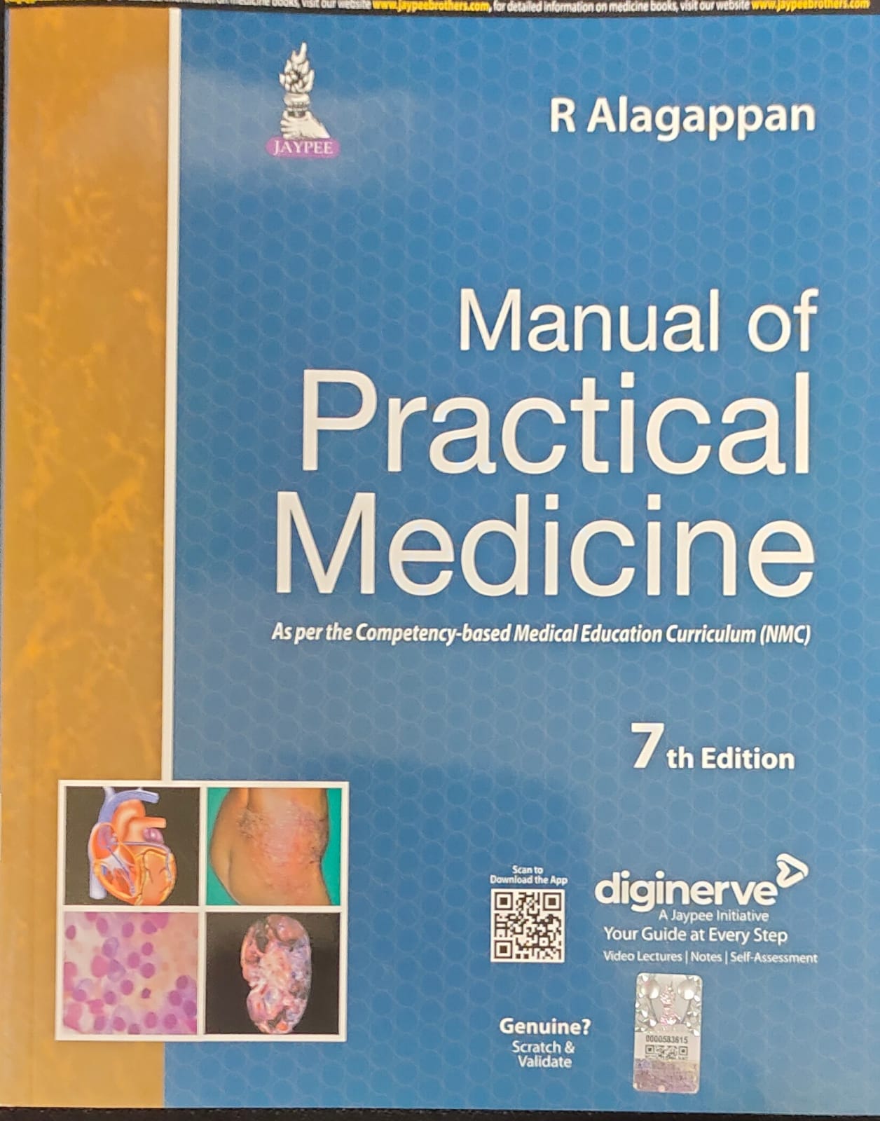 Manual of Practical Medicine 7th Edition 2023 by R Alagappan