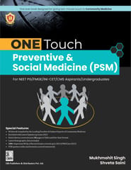 ONE Touch Preventive & Social Medicine PSM For NEET PG 1st Edition 2023 By Dr Mukmohit Singh