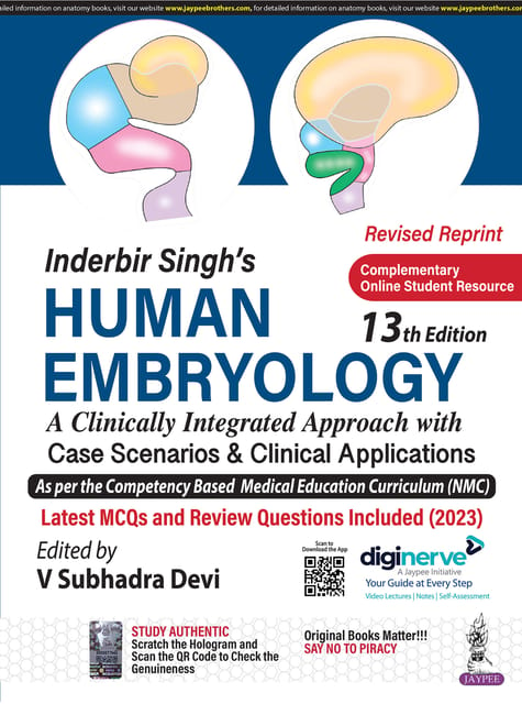 Inderbir Singh's Human Embryology 13th Revised Edition 2023 By V ...