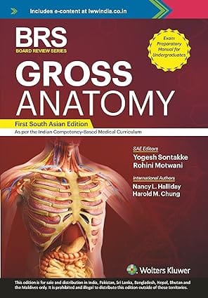 BRS Gross Anatomy 1st South Asian Edition 2023 By Yogesh Sontakke And ...