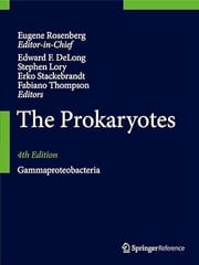 The Prokaryotes Gammaproteobacteria d 4th Edition 2014 By Rosenberg