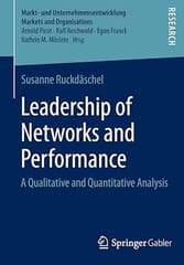 Leadership Of Networks And Performance 2015 By Ruckdaschel S