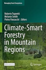 Climate Smart Forestry In Mountain Regions 2022 By Tognetti R.