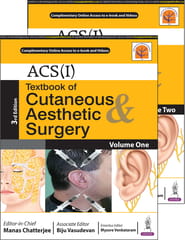 Acs(I) Textbook Of Cutaneous & Aesthetic Surgery (2Vols) 3rd Edition 2024 By Manas Chatterjee