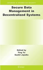 Secure Data Management In Decentralized Systems 2006 By Yu T