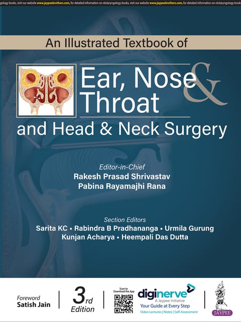 An Illustrated Textbook Of Ear, Nose & Throat And Head & Neck Surgery 2024 By Rakesh Prasad Shrivastav