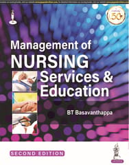 Management Of Nursing Services & Education 2024 By Basavanthappa Bt
