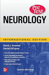 Pretest Neurology 10th Edition International Edition 2021 By Anschel D  J