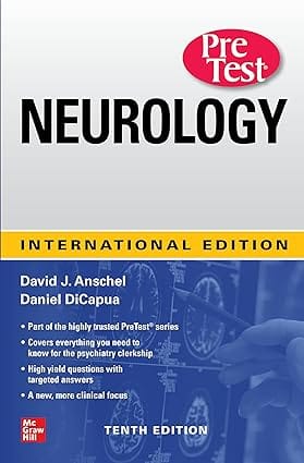 Pretest Neurology 10th Edition International Edition 2021 By Anschel D  J