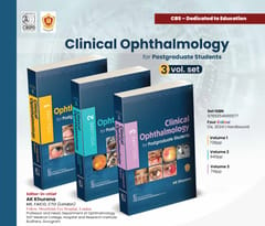 Clinical Ophthalmology for Post Graduate Students 3 Vol Set 2024 By AK Khurana