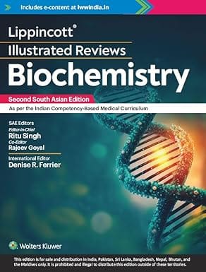 Lippincott Illustrated Reviews: Biochemistry 2nd South Asia Edition 2024 By Ferrier