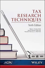 Tax Research Techniques 10th Edition 2015 By Gardner R L
