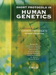 Short Protocols In Human Genetics 2004 By Dracopoli