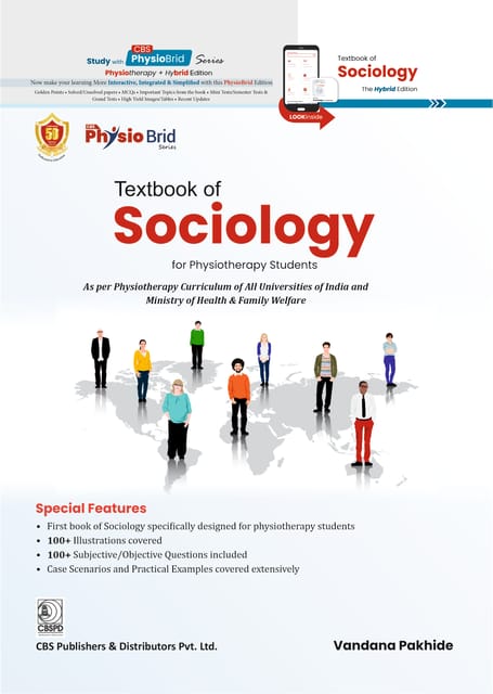 Textbook of Sociology for Physiotherapy Students 2024 By Dr Vandana Pakhide