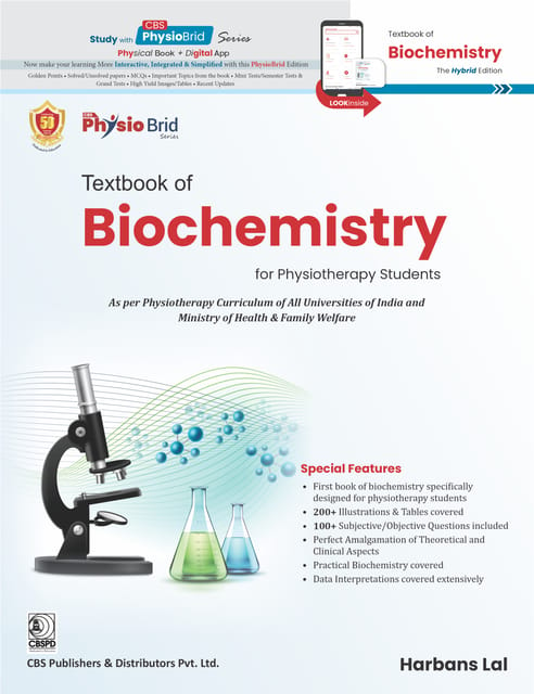 Textbook of Biochemistry for Physiotherapy Students 2023 By Dr. Harbans Lal