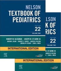 Nelson Textbook of Pediatrics Set of  2 Volumes 22nd Edition 2024 By Robert M Kliegman