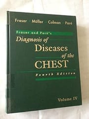 Fraser And Pare'S Diagnosis Of Diseases Of the Chest 4th Edition 4 Vol Set 1999 By Fraser R S
