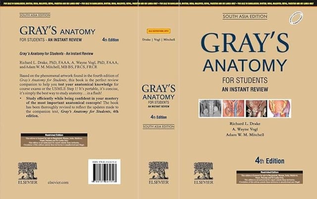 Grays Anatomy For Students An Instant Review 4th Edition South Asia Edition 2020 By Drake R L