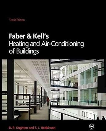 Faber And Kell?S Heating And Airconditioning Of Buildings 10th Edition 2008 By Brenner