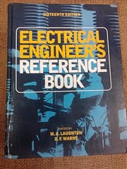 Electrical Engineers Reference Book 16th Edition 2003 By Laughton