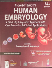 Inderbir Singh Human Embryology 14th Edition 2025 By Raveendranath Veeramani