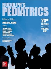 Rudolphs Pediatrics 2 Vol Set 23rd Edition 2018 By Kline M W