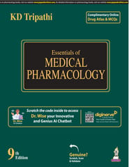 Essentials Of Medical Pharmacology 9th Edition 2024 By KD Tripathi