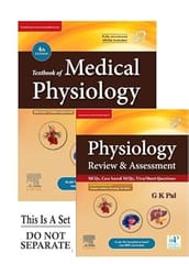 Textbook of Medical Physiology 4th Edition With Review & Assessment MCQs, Clinical Case Studies, Viva,Short Questions 1st Edition 2024 By GK Pal