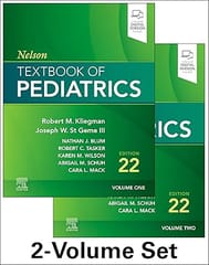 Nelson Textbook of Pediatrics 2 Volume Set 22nd Edition 2024 By Kliegman