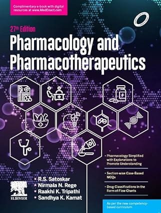 Pharmacology and Pharmacotherapeutics 27th Edition 2024 By Satoskar