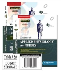 Textbook of Applied Anatomy and Physiology for Nurses 3rd Edition Set of 2 Vol 2024 By Shankar