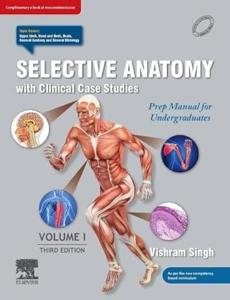 Selective Anatomy: Prep Manual for Undergraduates 3rd Edition Volume 1 2024 By Singh