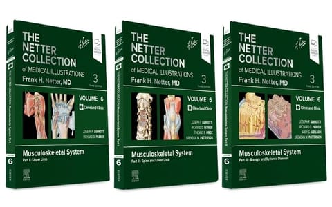 The Netter Collection of Medical Illustrations: Musculoskeletal System Package 3rd Edition set of 6 Vol 2024 By Iannotti