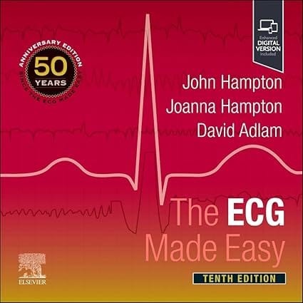 The Ecg Made Easy With Access Code 10th Edition 2025 By Hampton J