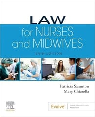 Law For Nurses And Midwives With Access Codd 10th Edition 2024 By Staunton P J