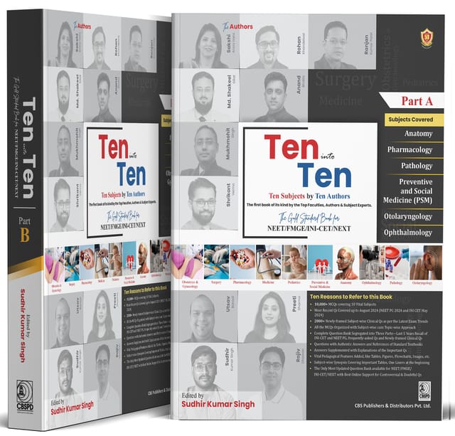 Ten into Ten 1st Edition 2025 with (Part A and B) Ten Subjects by Ten Authors