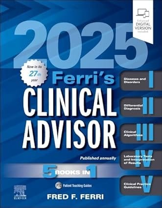 Ferris Clinical Advisor 2025, 1st Edition 2024 By Ferri