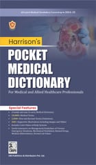 Harrisons Pocket Medical Dictionary for Medical and Allied Healthcare Professionals 1st Edition 2025 By Harrison