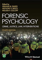 Forensic Psychology Crime Justice Law Interventions 4th Edition 2024 By Davies G M