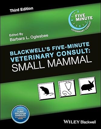 Blackwells Five Minute Veterinary Consult Small Mammal 3rd Edition 2024 By Oglesbee B L